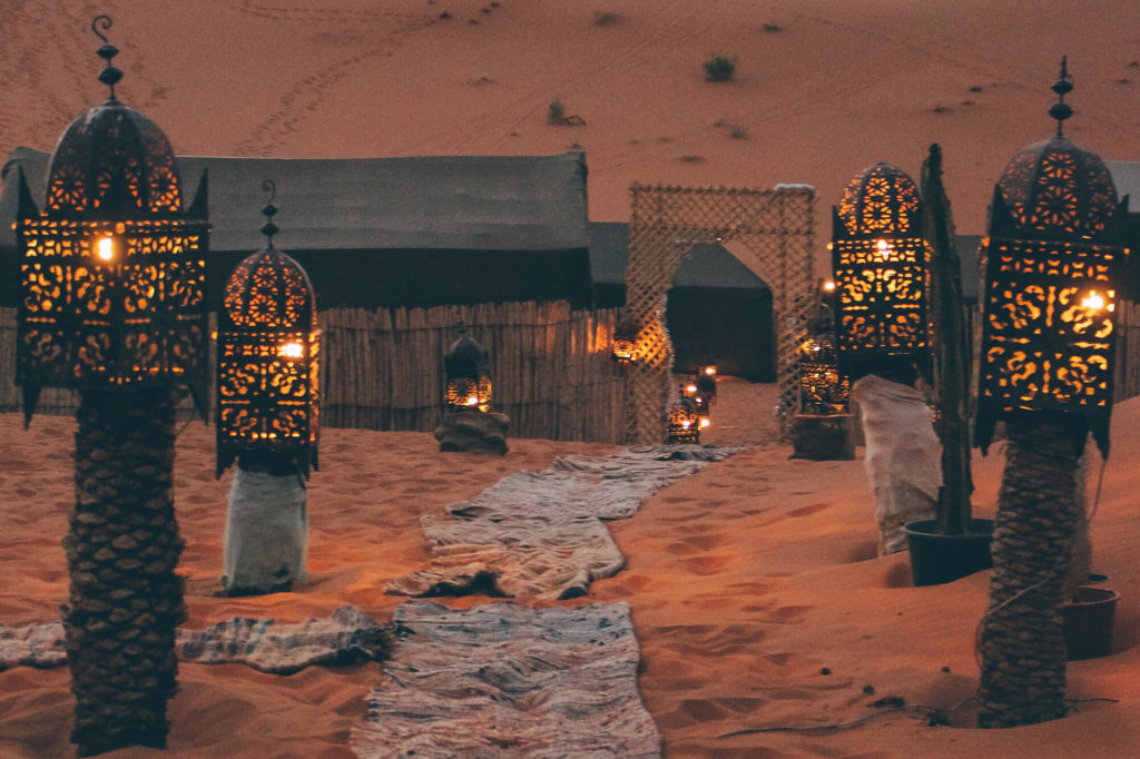 Lanterns in the Desert