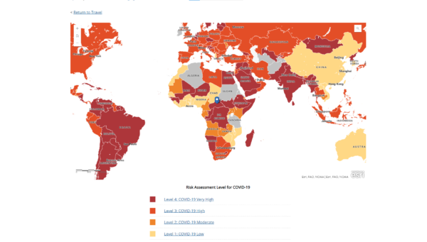 cdc travel recommendations sudan